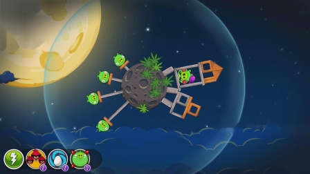 太空版愤怒的小鸟游戏解说_愤怒的小鸟太空版HD_愤怒小鸟太空版小鸟登场