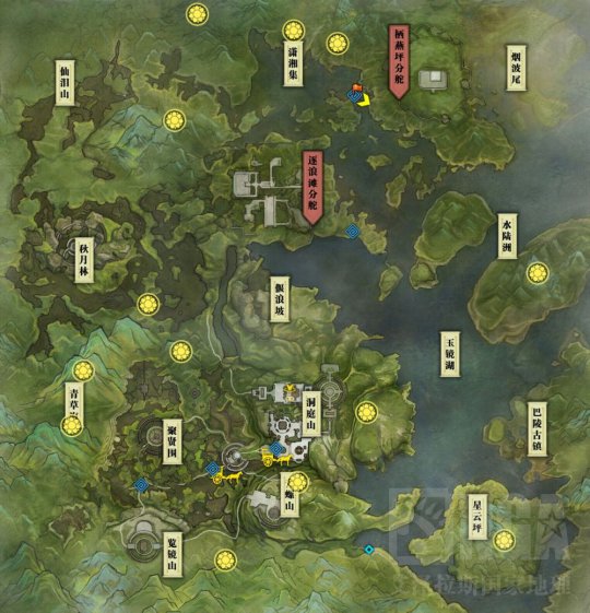 森林地图详细位置图怎么看_森林地图详细位置图解_森林地图位置详细图