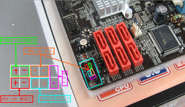 电脑主板接线图_电脑主板接线教程_电脑主板怎么接线
