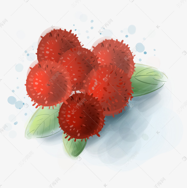 杨梅怎么画_杨梅画画图片简单_杨梅画法简笔画图片
